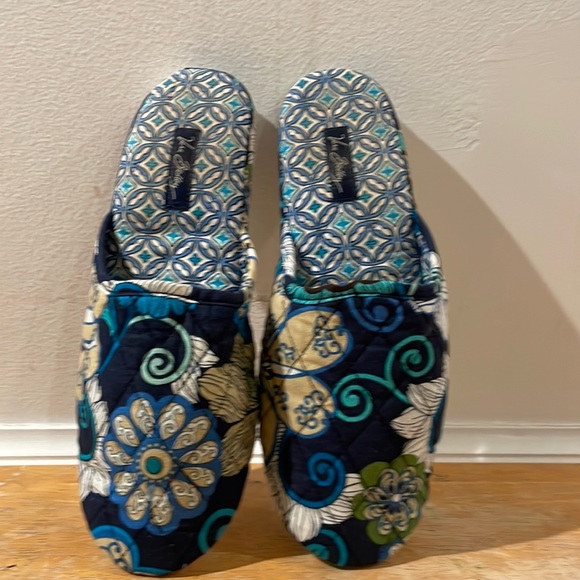 Vera Bradley Shoes - Vera Bradley Blue Floral Quilted Loafers